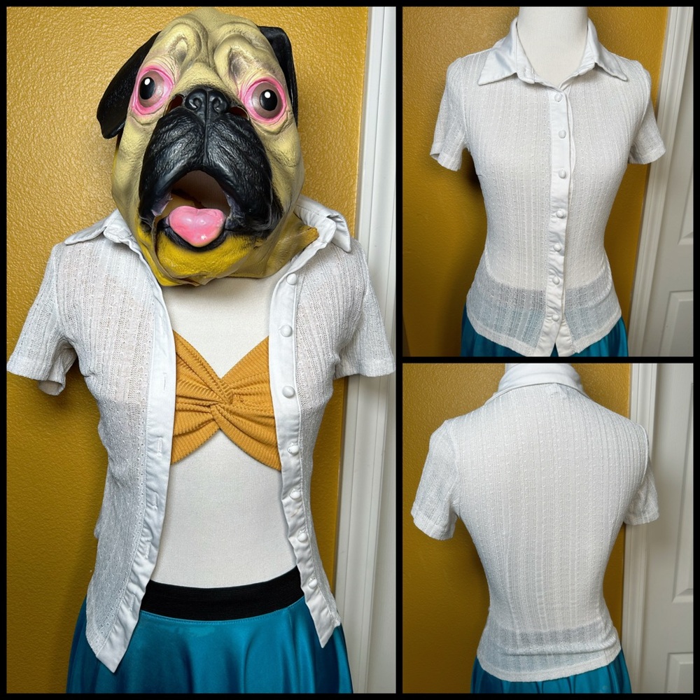 PRINCESS POLLY, button up blouse!!